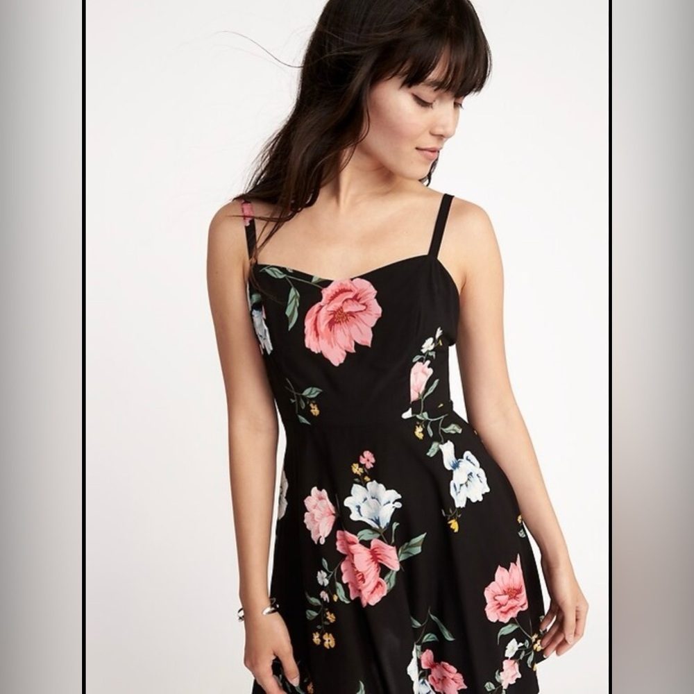 Old Navy Black Floral Cami